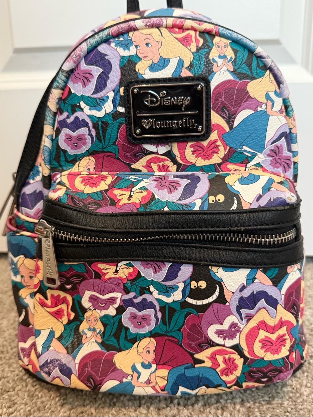 Disney x Loungefly Alice in Wonderland Floral Mini Backpack - Multicolor